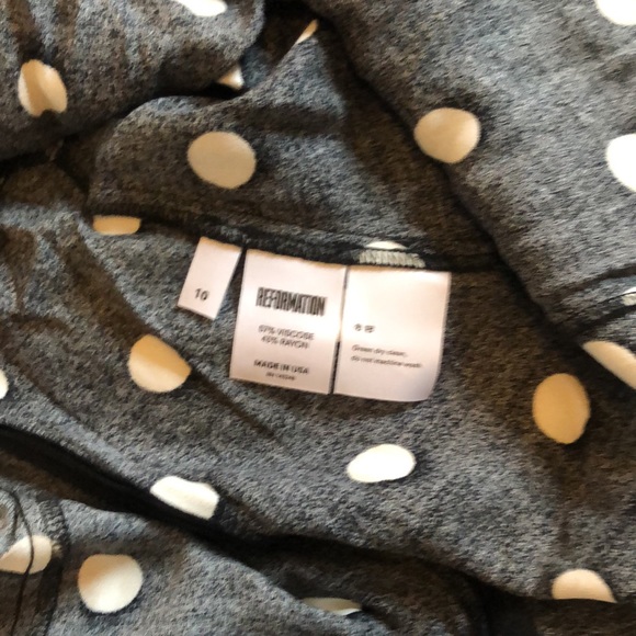 Reformation Jessa Polka Dot Dress - Picture 5 of 6